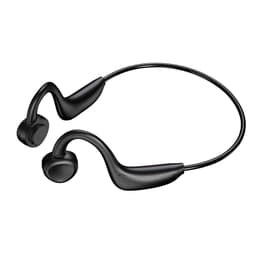 Bluetooth 5.2 sporthörlurar med bygel/band Svart