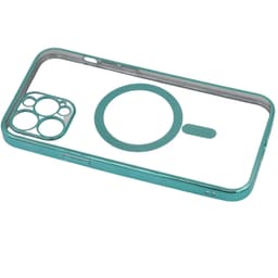 Matkapuhelinkotelo MagSafe lataustuki Vihreä iPhone 12 Pro Max
