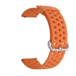 Kellon ranneke silikoni 22 mm Oranssi L Samsung Galaxy Watch 46 mm/Watch 3 45 mm/Gear S3 Classic/S3 Frontier, Huawei Watch GT2, Garmin Vivoactive 4 45 mm/Venu 2 45 mm, Fossil Gen 5 Carlyle