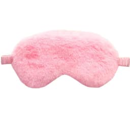 Sömnmask imitationssilke Lyserød