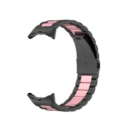 Kellon ranneke ruostumatonta terästä Vaaleanpunainen Google Pixel Watch