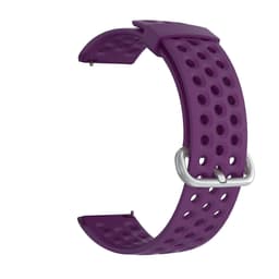 Klockarmband Silikon 22 mm Violetti S Samsung Galaxy Watch 46 mm/Watch 3 45 mm/Gear S3 Classic/S3 Frontier, Huawei Watch GT2, Garmin Vivoactive 4 45 mm/Venu 2 45 mm, Fossil Gen 5 Carlyle