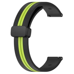 Kellon ranneke silikoni Vihreä 20 mm Samsung Galaxy Watch 4 40 44 mm/4 Classic 42 46 mm/5 40 44 mm, Huawei Watch GT2/GT3 42 mm, Huami amazfit GTS 3, Garmin Forerunner 158/55