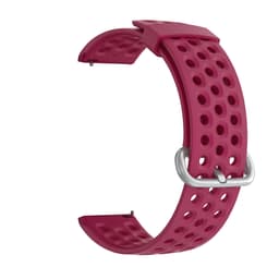 Kellon ranneke silikoni 22 mm Viininpunainen L Samsung Galaxy Watch 46 mm/Watch 3 45 mm/Gear S3 Classic/S3 Frontier, Huawei Watch GT2, Garmin Vivoactive 4 45 mm/Venu 2 45 mm, Fossil Gen 5 Carlyle