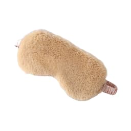 Sömnmask imitationssilke Khaki