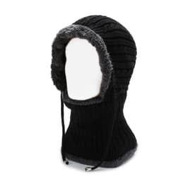 Vinterluer Skjerf One-Piece for menn Svart