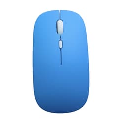 Bluetooth 2.4G trådlös mus Blå