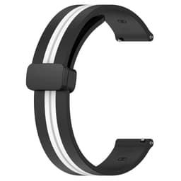 Kellon ranneke silikoni Valkoinen 20 mm Samsung Galaxy Watch 4 40 44 mm/4 Classic 42 46 mm/5 40 44 mm, Huawei Watch GT2/GT3 42 mm, Huami amazfit GTS 3, Garmin Forerunner 158/55