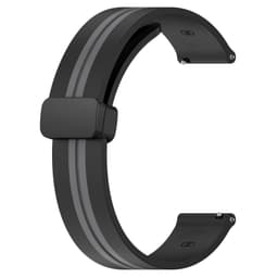 Kellon ranneke silikoni Harmaa 20 mm Samsung Galaxy Watch 4 40 44 mm/4 Classic 42 46 mm/5 40 44 mm, Huawei Watch GT2/GT3 42 mm, Huami amazfit GTS 3, Garmin Forerunner 158/55