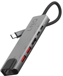 LinQ 6-in-1 Pro moniporttinen hubi