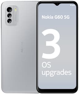 Nokia G60 5G älypuhelin 4/64 GB (harmaa)