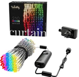 Twinkly RGB LED valoverho TWW210SPP-TEU