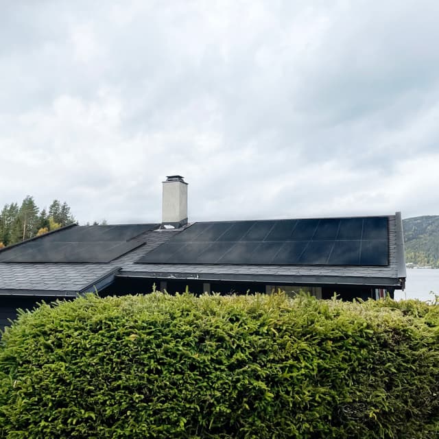 Sunwind Solcelleanlegg Grid 9,7kW papptak høy snølast