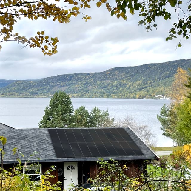 Sunwind Solcelleanlegg Grid 7,2kW papptak høy snølast
