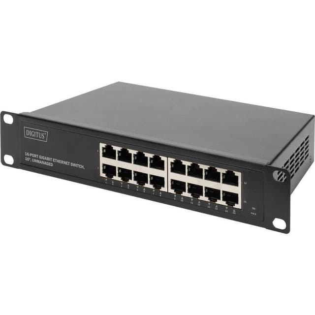 Digitus DN-80115 DN-80115 Switch RJ45 16 Port 10 / 100