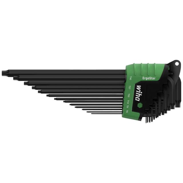 TORX Vinkelskruvmejselset 13 delar Wiha MagicSpring