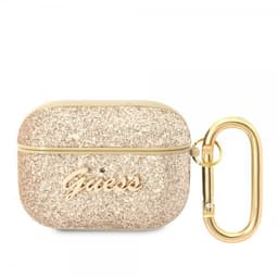 Guess AirPods Pro Deksel Glitter Flakes Gull