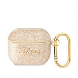 Guess AirPods 3 Kuori Glitter Flakes Kulta