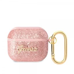 Guess AirPods 3 Kuori Glitter Flakes Vaaleanpunainen