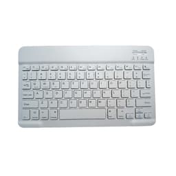 Langaton Bluetooth-näppäimistö Neliönmuotoinen näppäinsuojus Valkoinen 10 inch
