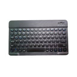 Trådløst Bluetooth-tastatur med rund nøkkelhette Svart 10 inch