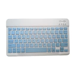 Trådlöst Bluetooth-tangentbord med fyrkantigt tangentbord Blå 10 inch