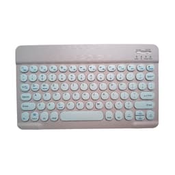 Trådløst Bluetooth-tastatur Rund nøglehætte Lyserød 10 inch