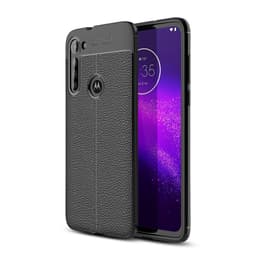 Motorola Moto G8 Power TPU skal Litchi Texture - Svart