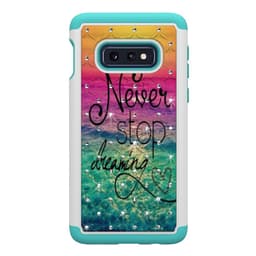Samsung Galaxy S10e TPU-Skal Armor Extra Tåligt - Quote Never Stop Dreaming