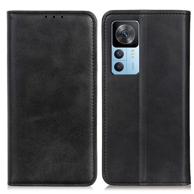 Vintage Xiaomi 12T Pro / Xiaomi 12T Plånboksfodral  - Svart