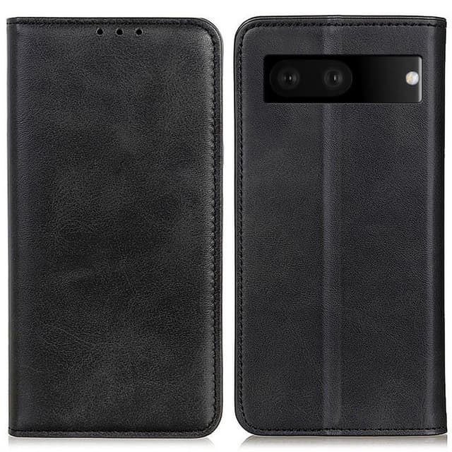 Google Pixel 7 Teline Puhelinkotelo Täysi Suojaus Lompakon Suojus - Musta