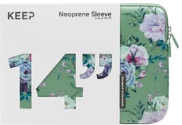 KEEP 14" PC neopren etui (Jade Summer Flower)