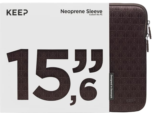 KEEP 15.6" PC neoprenfodral (Java Mid Century Brown)