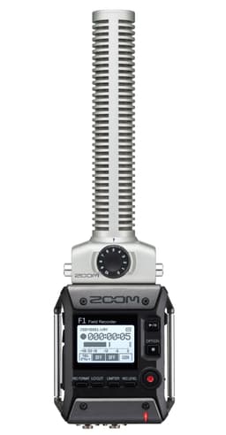 Zoom F1-LP Field Recorder + Shotgun mikrofon