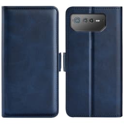 SKALO Asus ROG Phone 6/6Pro/6D/6D Ultimate 5G Premium Wallet Flip Cover - Blå