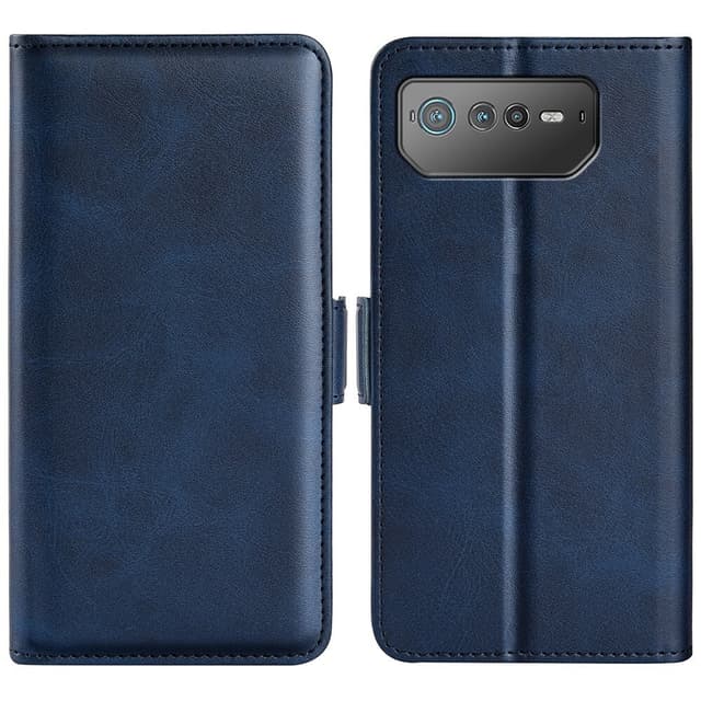 SKALO Asus ROG Phone 6/6Pro/6D/6D Ultimate 5G Premium Wallet Flip Cover - Blå