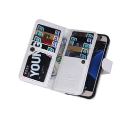 Dubbelflip Magnet 2i1 Samsung Galaxy S7 (SM-G930F)  - Vit