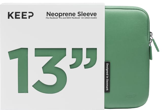 KEEP MacBook sleeve 13” (Jade