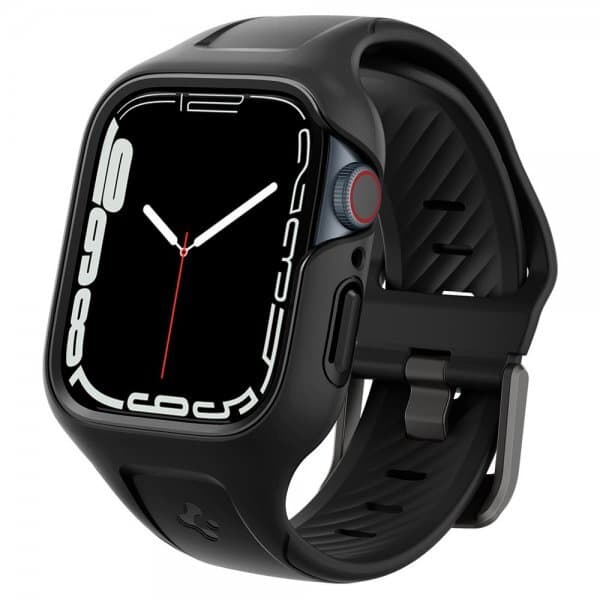 Spigen Apple Watch 41mm Deksel med ArmbÃ¥nd Liquid Air Pro Svart