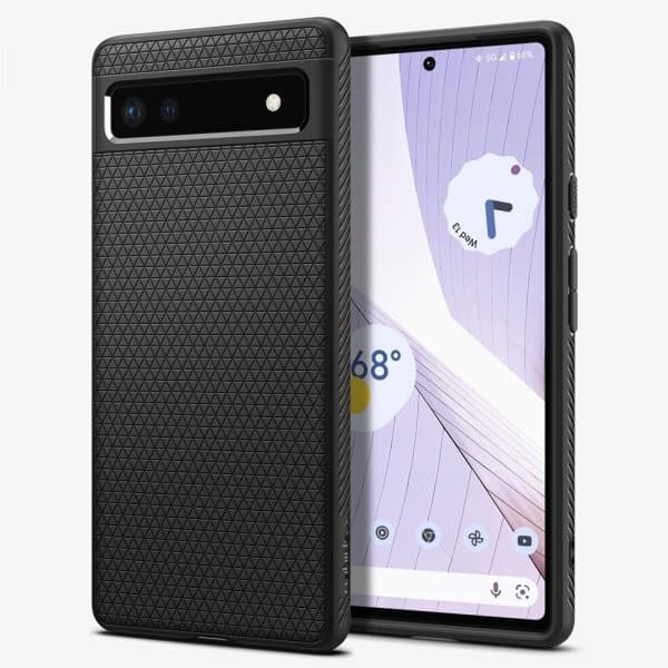 Spigen Google Pixel 6a Skal Liquid Air Matte Black