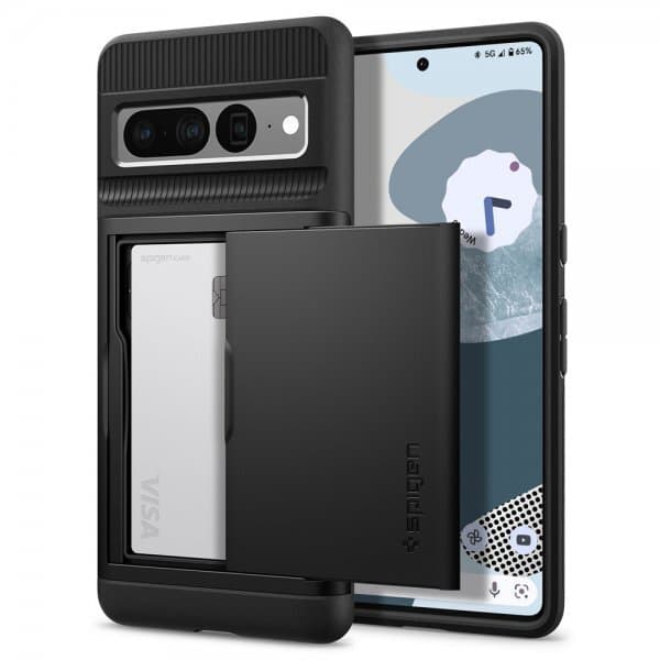 Spigen Google Pixel 7 Pro Kuori Slim Armor CS Musta