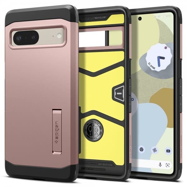 Spigen Google Pixel 7 Kuori Tough Armor Ruusukulta