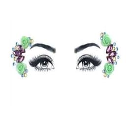 DIY Rhinestone Stickers Set 1-ark #L0392 Flerfarget