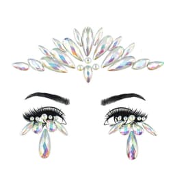 DIY Luminous Rhinestone Stickers 1-ark #Y0030 Flerfärgad