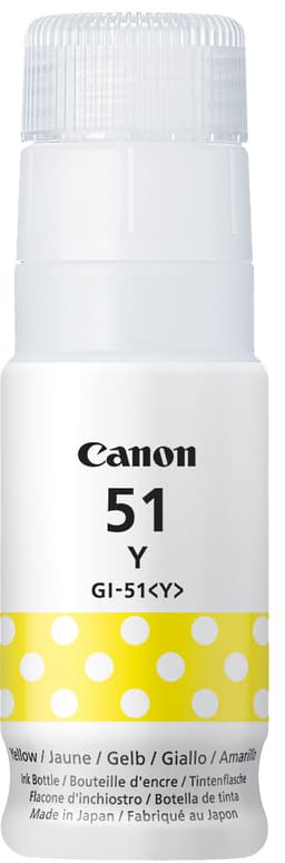 Canon GI-51 flaske med gult blekk