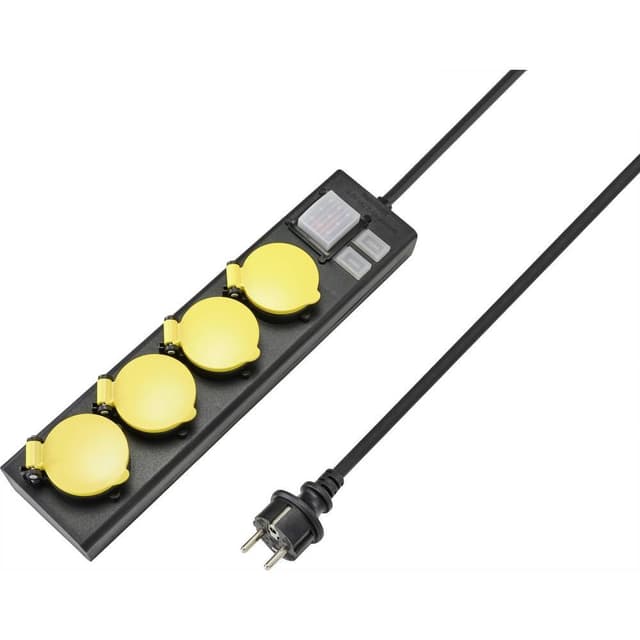 Sygonix RF-4737806 Stikdåse med afbryder 1 stk