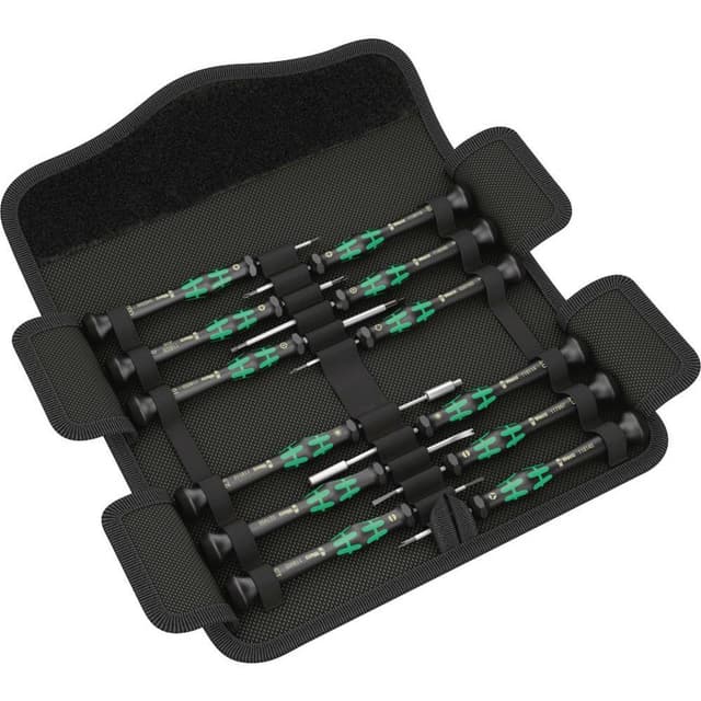 Elektronik och finmekanik Skruvmejsel set 12 delar Wera
