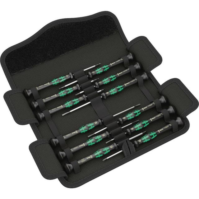 Elektronik och finmekanik Skruvmejsel set 12 delar Wera