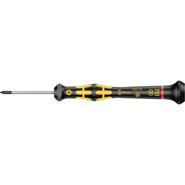 ESD Stjärnskruvmejsel Wera 1550 PH Kraftform Micro PH