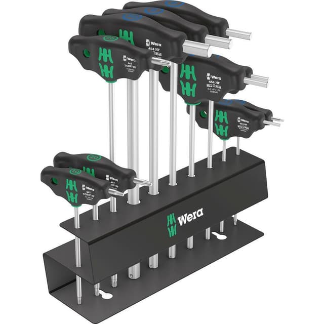 Skruvmejsel set 10 delar Wera Bicycle Set 6 TORX